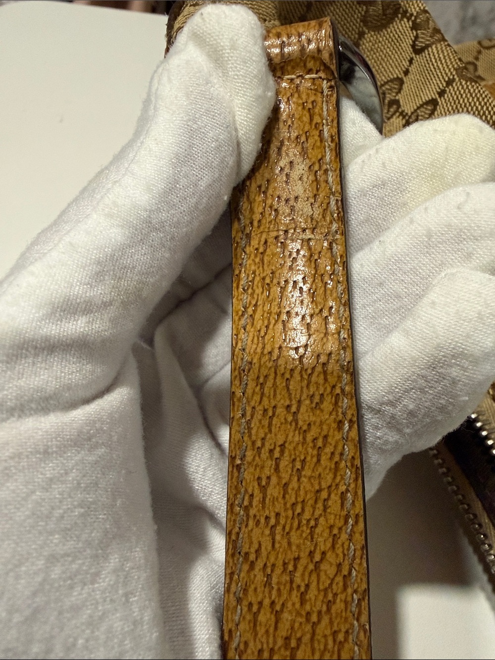 (MT292) Gucci GG Canvas Hobo Shoulder Bag - Picture 14 of 14